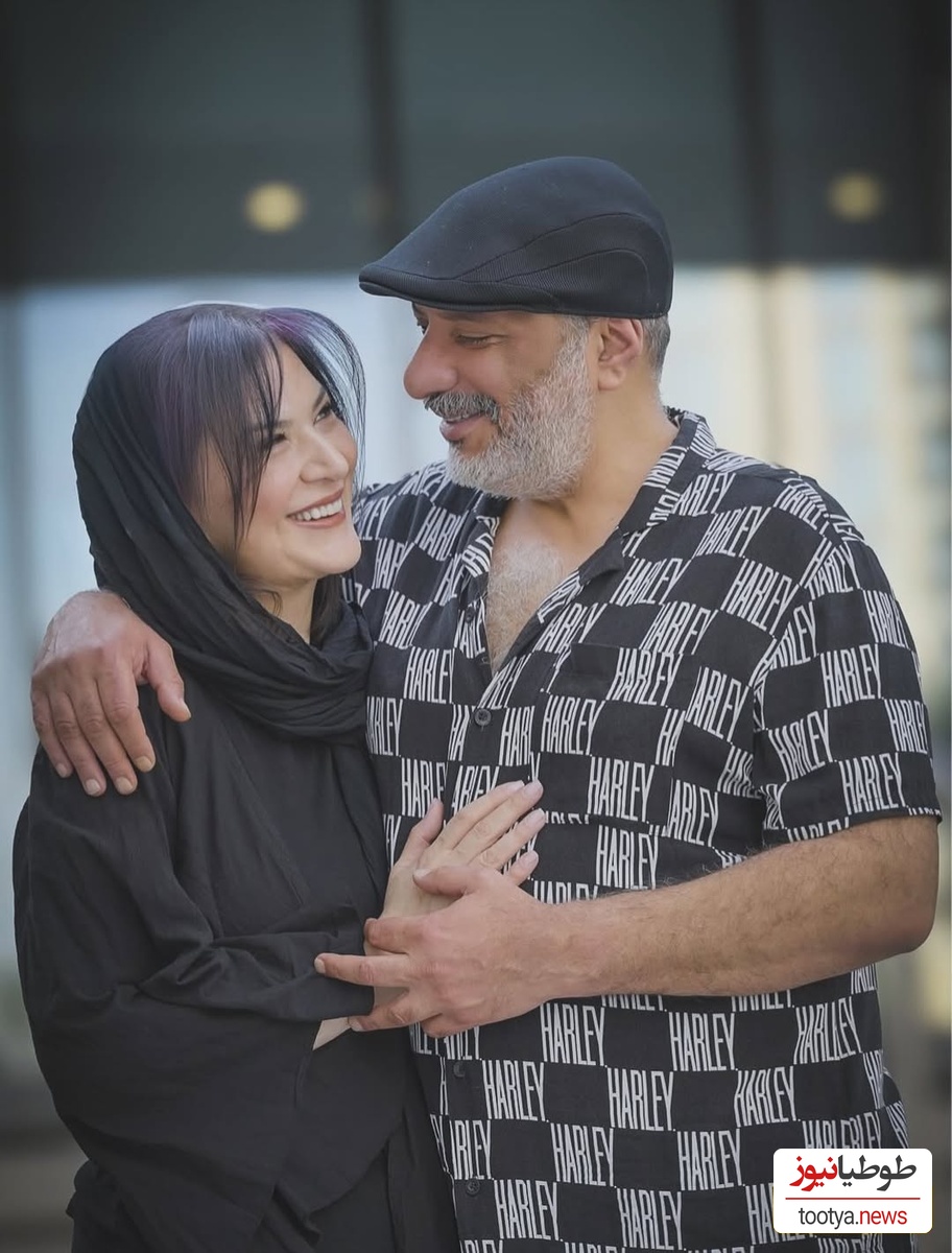 ریما رامین‌فر بازیگر سریال « پایتخت» روز مرد رو به همسرش امیر جعفری این جور تبریک گفت/ چه زوج قشنگی