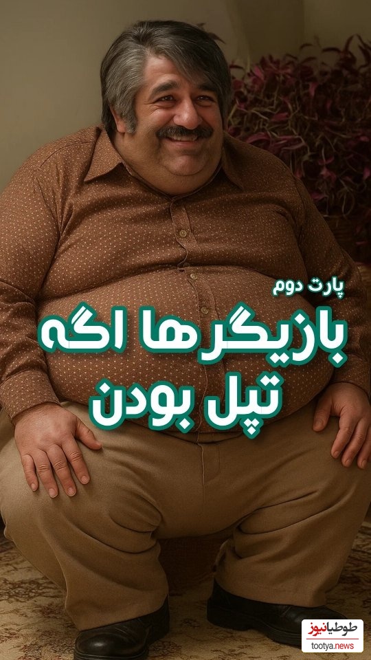 مروری بر بازیگران و هنرمندان ایرانی با فرض اینکه چاق و قد کوتاه بودن چه شکلی میشدن؟ امیرحسین قیاسی، رضا گلزار، پژمان جمشیدی، مصطفی زمانی، هوتن شکیبا و.../چاق های دوست داشتنی😂