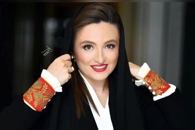 پوشش شیک و مجلسی گلاره عباسی چشمها رو خیره کرد!