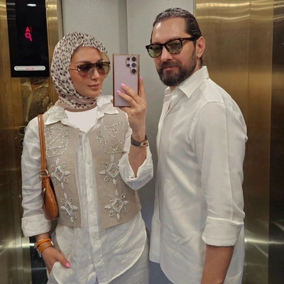 (عکس) چیدمان شیک و ایرانی پسند میز پذیرایی مینا مختاری، همسر خوش سلیقه بهرام رادان