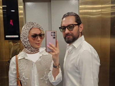 (عکس) چیدمان شیک و ایرانی پسند میز پذیرایی مینا مختاری، همسر خوش سلیقه بهرام رادان