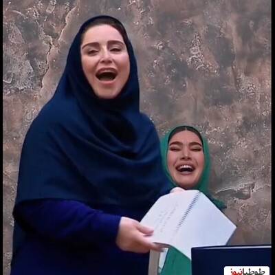 متین ستوده تسلیم شد! لحظاتی که خانم بازیگر از خنده از حال رفت + فیلم