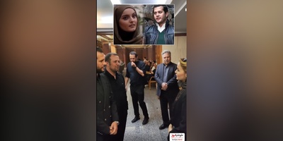 سیاه پوشی نیلوفر پارسا در مراسم ختم پدر سیاوش خیرابی+ تسلیت ویژه مژده لواسانی