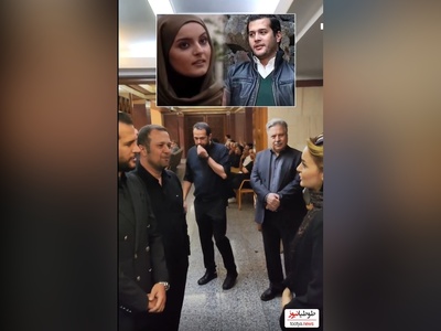 سیاه پوشی نیلوفر پارسا در مراسم ختم پدر سیاوش خیرابی+ تسلیت ویژه مژده لواسانی