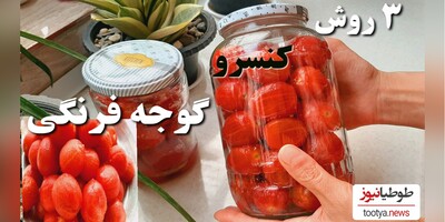 (ویدیو) بهترین جایگزین برای رب/ کنسرو و بلانچ کردن گوجه فرنگی به سه روش عالی/ در زمستان نیز گوجه فرنگی بدون مواد نگهدارنده و تابستانی بخوریم