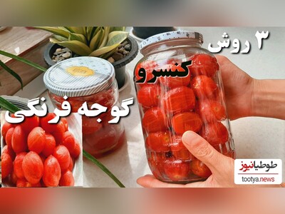 (ویدیو) بهترین جایگزین برای رب/ کنسرو و بلانچ کردن گوجه فرنگی به سه روش عالی/ در زمستان نیز گوجه فرنگی بدون مواد نگهدارنده و تابستانی بخوریم