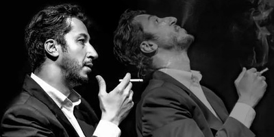 حمزه صالحی نویسنده فیلم مرد عینکی: بهرام افشاری سیگار نمیکشه خیلی سختگیره بسیار باهوشه و آدم عجیبیه مخ بهرامو نمیشه زد+فیلم