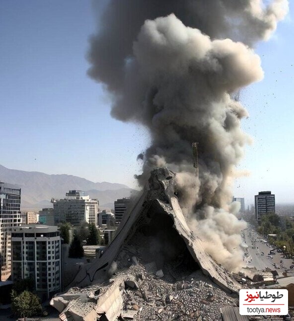 زلزله برج میلاد