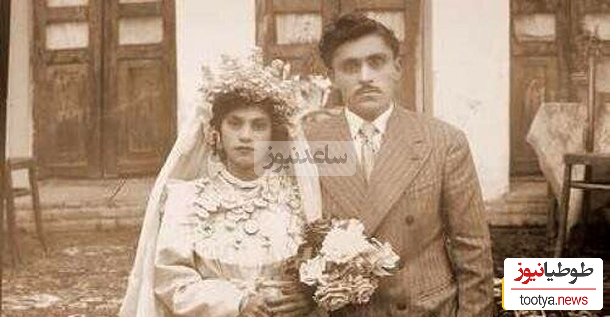 عکس 120 ساله از لباس عروس ژورنالی و امروزی عروس کوچولوی تبریزی در دوران قاجار