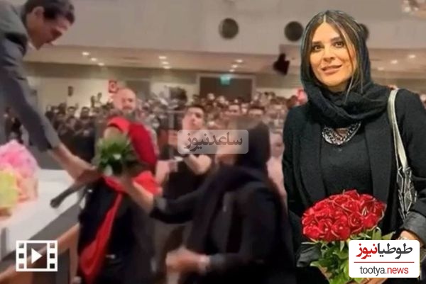 هر روز با لحظهای خاص از کنسرتهای ایرانی؛ امروز شنبه و عاشقانهترین حرکت همایون شجریان در دادن دسته گل رز قرمز به سحر دولتشاهی وسط کنسرتش+ویدیو