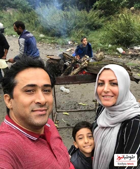 المیرا شریفی مقدم و همسرش