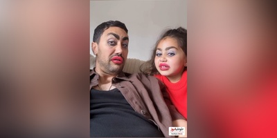 رابطه جذاب پدر دختری شاهرخ استخری و نبات کوچولو/ فقط ببین چجوری تقلید صدا میکنه