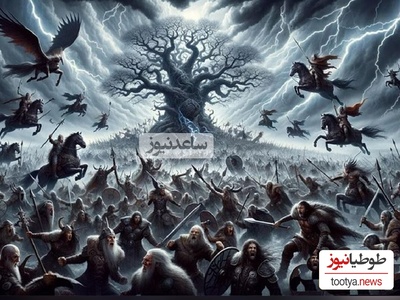 (عکس) نقاشی‌‌هایی که مفهوم «آخرالزمان» را تداعی می‌کند