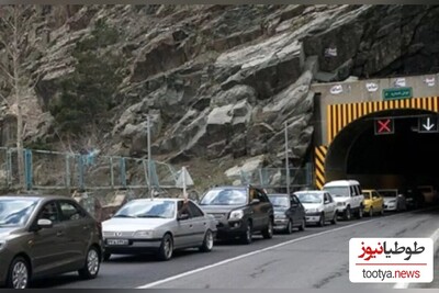 (ویدئو) عمو زنجیر باف خواندن مسافران جاده چالوس درتونل!/ دیدین چه هماهنگ با لیدر بودن؟!😂