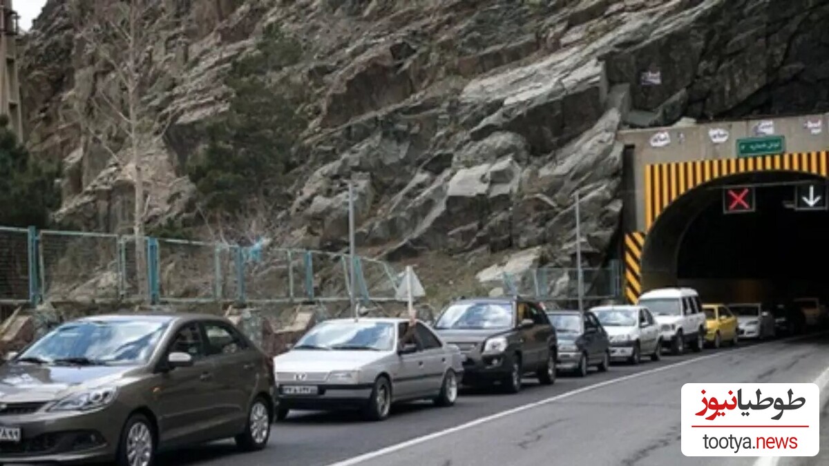 (ویدئو) عمو زنجیر باف خواندن مسافران جاده چالوس درتونل!/ دیدین چه هماهنگ با لیدر بودن؟!😂