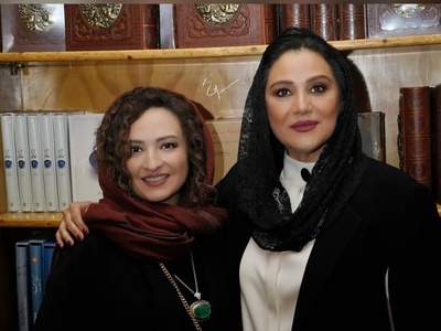 فیلم و عکس/پوشش اصیل بازیگران ایرانی در جشن امضای کتاب شبنم مقدمی/ گلاره عباسی، نورا محقق، دیبا زاهدی و