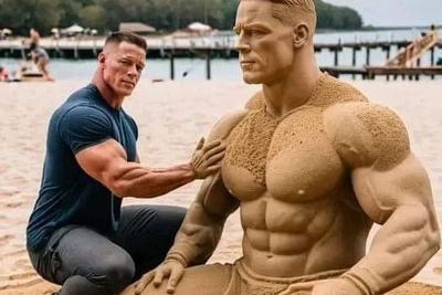 غول دنیای کشتی کج، اسیر جادوی دختر ایرانی؛ جان سینا این‌گونه مقابل همسرش زانو زد!/ عاشقانه‌ترین قاب سال