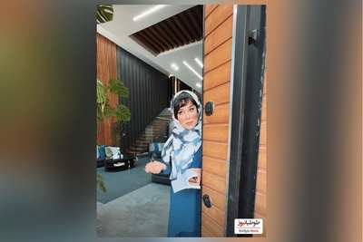نگاهی به چیدمان ایرانی پسند منزل آشا محرابی / از مبلمان مدرن و گل‎‌های غول پیکر تا زیبایی بی‌نظیر خونه دوبلکس و اتاق خواب