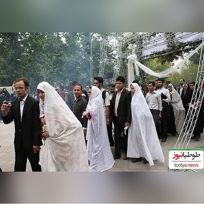 (تصاویر) ساخت اولین قلب عاشقانه در پشت صحنۀ ازدواج دانشجویی