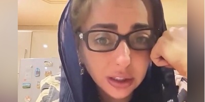 گریه‌های نفیسه روشن با توضیح ماجرای دزدی؛ خودم خونه بودم دزد یه لگد به در زد و دو تا مشت هم...+ویدیو