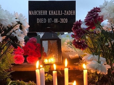 قاب تلخ نعیمه نظام‌دوست از مزار رفیق قدیمی‌اش در انگلیس؛ «دلم برایت پر می‌کشد ماهِ من» +ویدیو