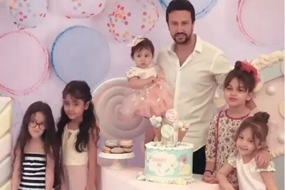 دیزاین خرسی کیک تولد 7 سالگی نبات استخری و ضیافت مفصل میز تولد توسط سپیده بزمی پور همسر باسلیقه شاهرخ استخری برای تولد دخترش