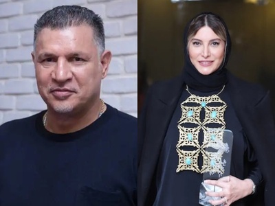 میزبانی فریبا نادری از علی دایی و خانواده‌اش به صرف یک افطار به یادماندنی/ ذوق و تشکر صمیمانه خانم بازیگر از اسطوره فوتبال ایران+ عکس