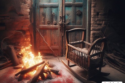 لحظه شهادت حضرت زهرا (س) به روایت هوش مصنوعی+فیلم