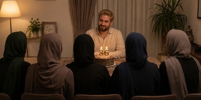 ببینید| یک تولد و 5 همسر؛ ویدیویی که دوباره بحث چندهمسری را داغ کرد