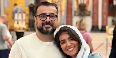 (تصاویر) استایل کژوال و متفاوت آرزوی سریال "از سرنوشت" و همسرش، سپند امیرسلیمانی، در کنسرت بهنام بانی