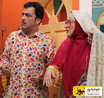 وقتی حامد آهنگی از قیافه کج و کوله نعیمه نظام دوست از خنده روده بر شد😂