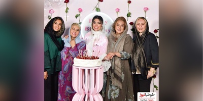 ویدئو/ نسرین مقانلو، افسانه چهره‎‌آزاد، رابعه اسکویی و مجری نوستالژی در جشن تولد شاهانه و مجلل در عرشه کشتی