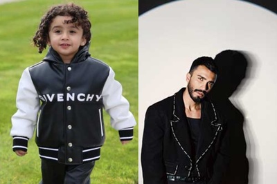 مهراد جم و پسرش آرتام که از خودش هم مهرادتر است!؛ تعجبِ واشقانی از این حجمِ شباهت! +ویدیو