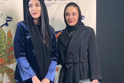 حضور ندا قاسمی، شراره رخام، نفس بازغی، شیوا مکینیان، هلیا امامی، هانیه غلامی و سایر بازیگران ایرانی در اختتامیه جشنواره همام