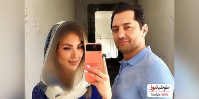 (عکس) کافه گردی مینا مختاری، همسر شیک پوش بهرام رادان  با عینک دودی