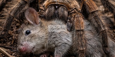 (ویدئو) مستند حیات وحش، راز بقا؛ شکار موش موذی توسط رتیل