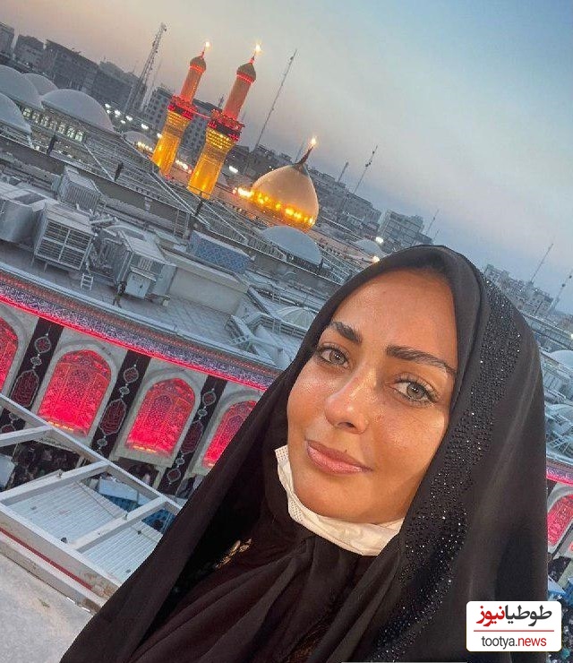 درد و دل احساسی نفیسه روشن در کربلا: یا امام حسین غلط کردم!