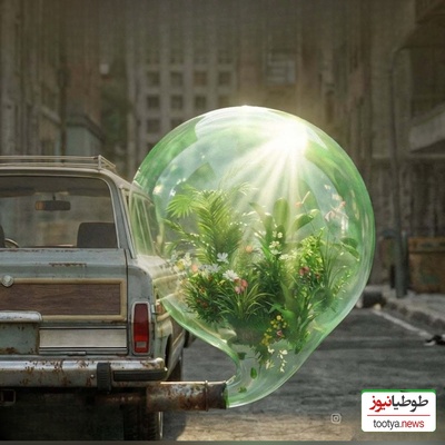 اقدام خلاقانه 2 دانش‌آموز/ تبدیل اگزوز به اکسیژن‌ساز با فیلتر جلبکی