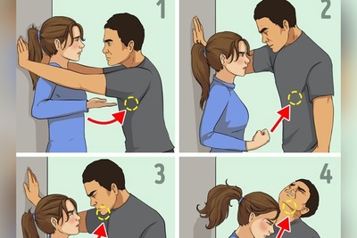 (عکس) 5 حرکت عالی و ساده‌ی دفاع شخصی که هر زنی باید بلد باشد!