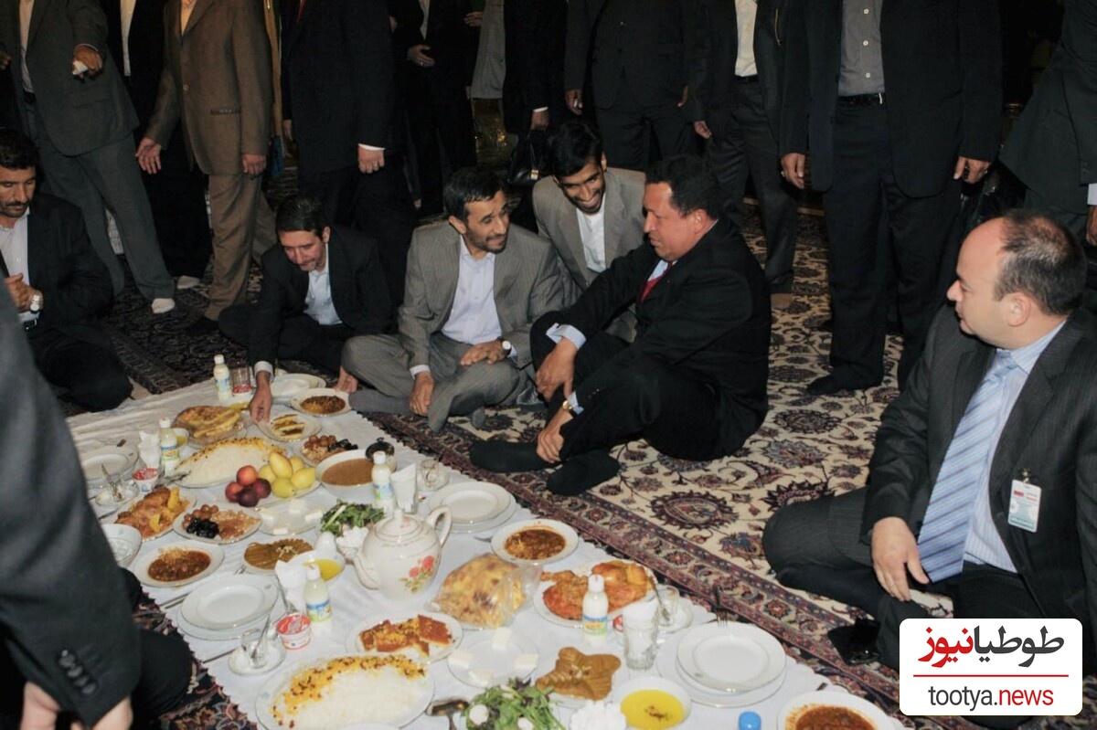 احمدی نژاد و هوگو چاوز