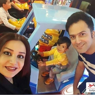 سورپرایز عاشقانه حامد آهنگی توسط همسرش وسط برنامه+ویدئو