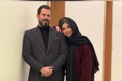 پژمان بازغی این چنین وسط برنامه توسط همسر سابق و دخترش سورپرایز شد/ بهبه چه کیکی هم سفارش داده نفس خانوم بازغی😋