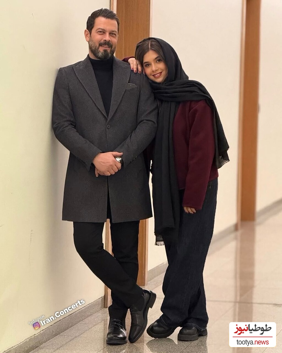 پژمان بازغی این چنین وسط برنامه توسط همسر سابق و دخترش سورپرایز شد/ بهبه چه کیکی هم سفارش داده نفس خانوم بازغی😋