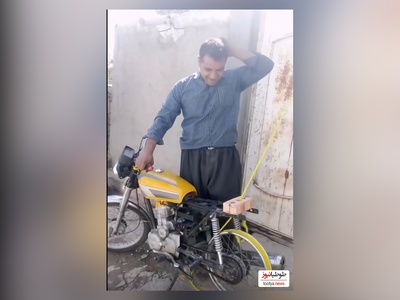 خلاقیت خنده‌دار و تحسین برانگیز اوستا بنای تبریزی در حمل آجر حماسه آفرید/بفرما تکنولوژی وطنی😂