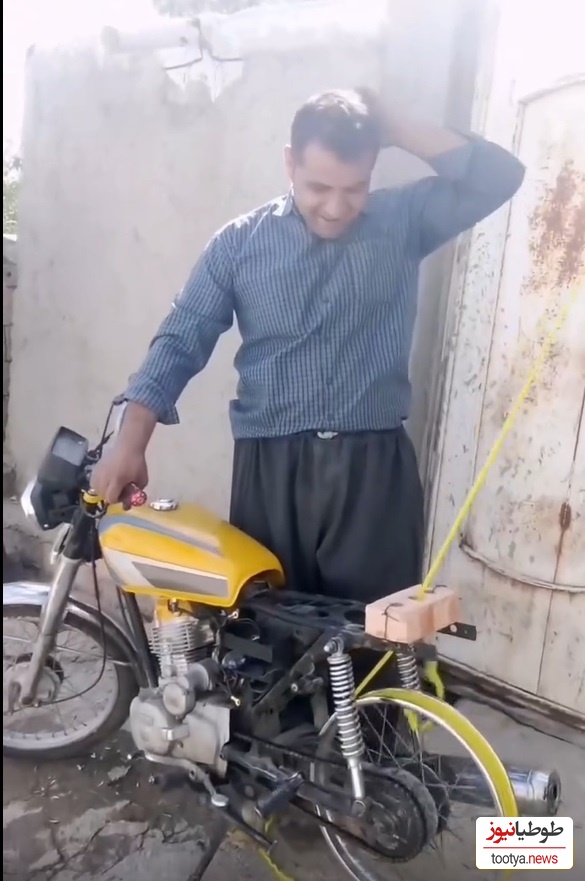 خلاقیت خنده‌دار و تحسین برانگیز اوستا بنای تبریزی در حمل آجر حماسه آفرید/بفرما تکنولوژی وطنی😂