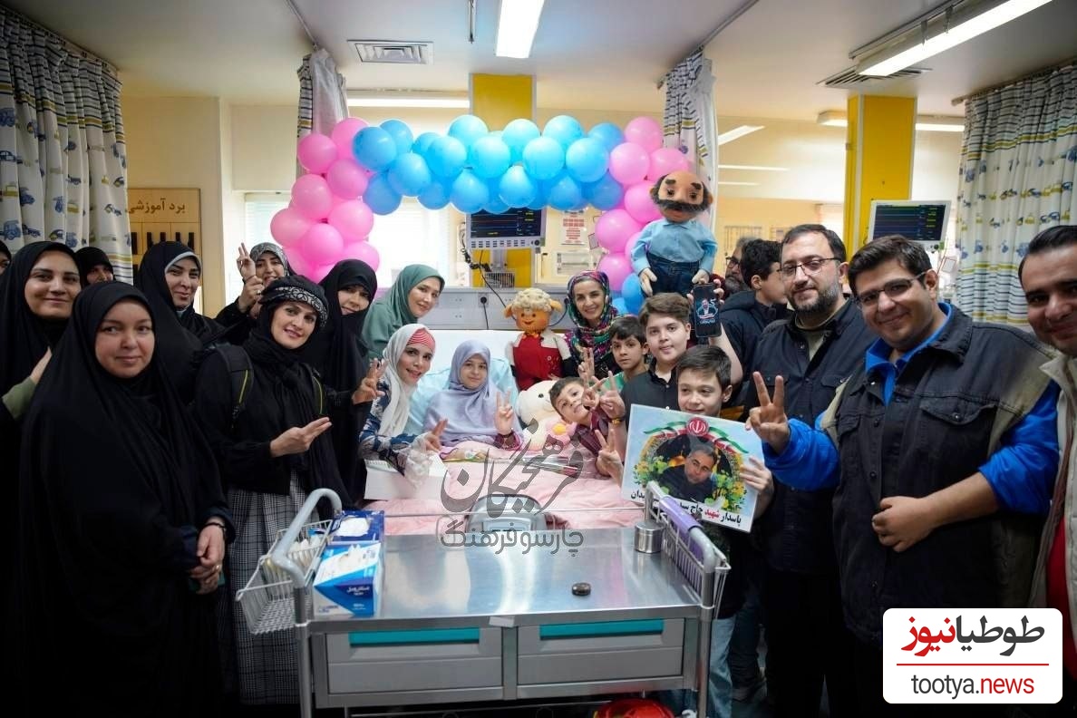 دیدار جمعی از هنرمندان و مجری‌های کودک و نوجوان با کودکان آسیب دیده