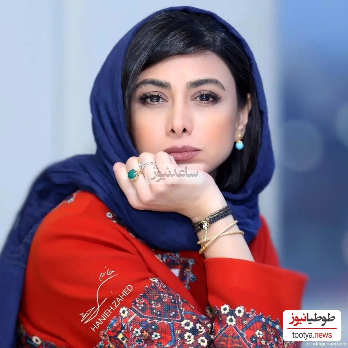 پیاده روی آزاده صمدی تو سوز و سرما! چه طوفانیه؟!🥶