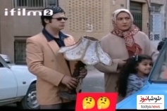 یادی کنیم از سکانس خنده دار گوله نمک سینمای ایران، علی صادقی موقع رفتن به مهمانی/ پدر من عقب نمیشینم موهام خراب میشه🤣 +ویدیو
