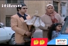 یادی کنیم از سکانس خنده دار گوله نمک سینمای ایران، علی صادقی موقع رفتن به مهمانی/ پدر من عقب نمیشینم موهام خراب میشه🤣 +ویدیو