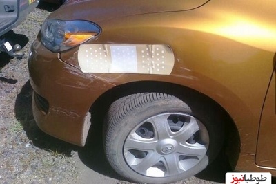 خلاقیت خنده دار اوستا مکانیک برای صافکاری بدنه تیبا به روش سنتی/ حقیقتا حرفی برای گفتن نمیمونه+فیلم